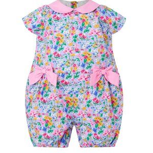 Rachely Riley Meadow Flower Romper  in Pink and Purple, 3M, NWT